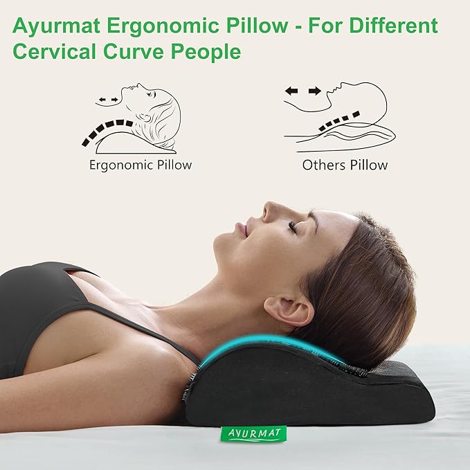 Premium Acupressure Mat and Pillow Set - Natural Eco-Friendly Linen & Coconut Fiber,Ergonomic Design,Relieves Stress & Tension,with Carrying Bag,Full Body Pro Set