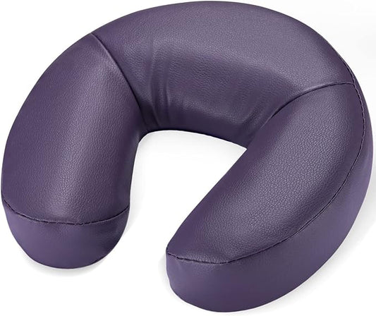 Noverlife Massage Universal Headrest Facial Cushion, Memory Foam Crescent Massage Face Cradle Pillow, Portable Travel Neck Pad Massage Table & Chair Face Pad for Beauty Bed Therapy Spa Relaxation