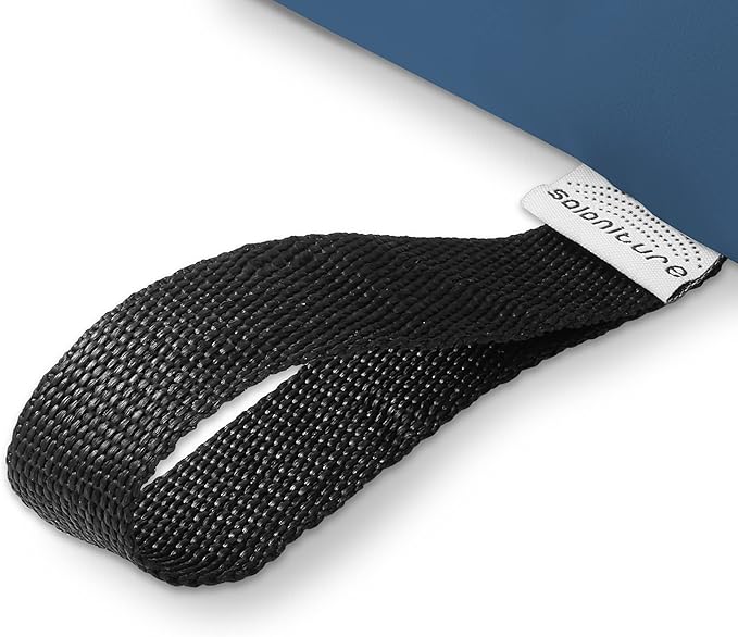 Saloniture Half Round Neck Massage Table Bolster Pillow Pad - 13 x 6 x 3 Inch - Blue