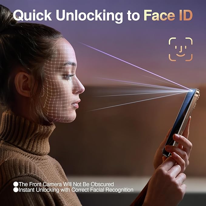 SMARTDEVIL 2 Pack for iPhone 13 Pro Max Privacy Screen Protector, Military Grade Shatterproof, 9H Hardness, Anti-Spy Tempered Glass, Fast & Easy Instlltion, Case Friendly