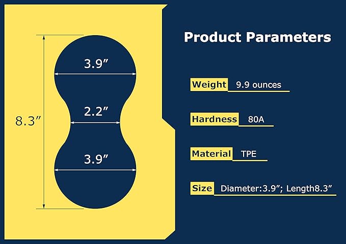 Peanut Massage Ball Set,Oversized & Standard 2-Pack,Deep Tissue Roller for Back, Neck,Legs & Shoulders,Trigger Point & Myofascial Release,Pain Relief,Unique Dual-Color Design Blue Grey-Stylish & Rare