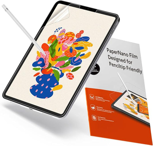 KCT 2 Pack Paperfeel Screen Protector Compatible with iPad Pro 11 Inch (2022&2021&2020&2018) / iPad Air 5th&4th (10.9 inch, 2022&2020) Matte for Drawing, Anti Glare and Easy Installation