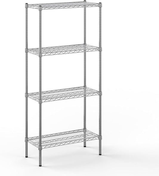 14" Deep x 30" Wide x 64" Height Wire Shelving Kit | 4-Tier | NSF Commercial Storage Rack Unit