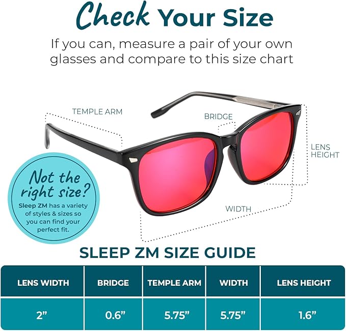 100% Blue Light Blocking Glasses - Women + Men - Better Sleep - Anti Eye Strain Protection - Computer Screens Gaming