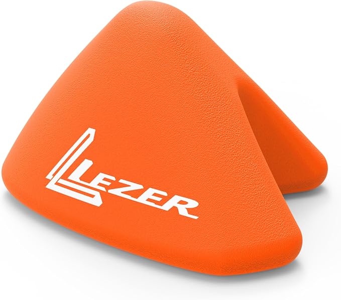 LEZER Trigger Massage Point, Manual Massage Ball, Hip Hook, Muscle Knot Release Tool, Deep Tissue Relief, Hip Flexor Iliacus Back Psoas Hand Foot Myofascial, Physical Therapy, 2.9 inｘ2.1 in（Orange）