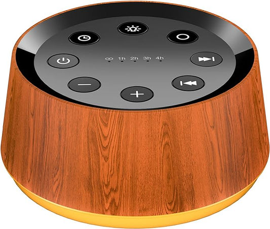 Brown Noise Sound Machine with 30 Soothing Sounds 12 Colors Night Light White Noise Machine for Adults Baby Kids Sleep Machines with 36 Volume Levels Memory Function 5 Timers for Home Office Travel