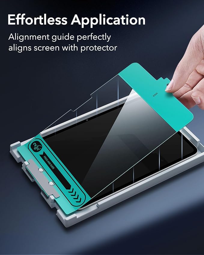 ESR 2 Pack Screen Protector for iPad Pro 13 Inch (M5/M4) 2025/2024, Tempered Glass Film with Easy Application Tray, Scratch Resistant, HD Clarity