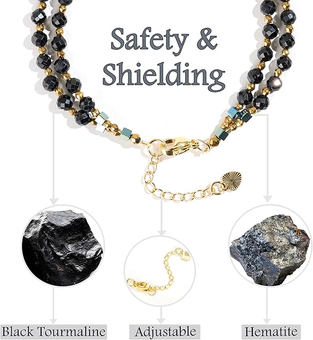 Crystal Beaded Bracelets, Chakra 4mm Natural Stone Beads Bracelets, Gemstone Spiritual Jewelry Gifts for Women