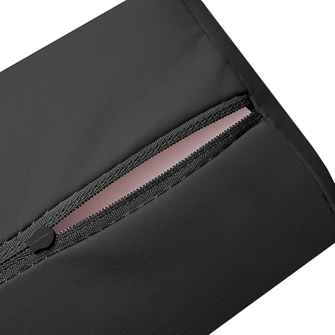 Saloniture Half Round Massage Table Bolster Pillow Pad - 26 x 6 x 3 Inch - Black