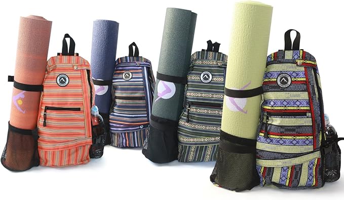 AURORAE Yoga Mat/Gym Cross-body Travel Sling Back Pack. Mat sold separately.