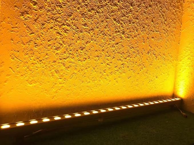 Wall Washer Lights Bar Outdoor,3000K Sign Lighting Wall Wash Outside 36W Linear Outdoor Landscape Light 38.9 Inches with US Plug 120V for Advertising Billboards,Building Commercial Lighting