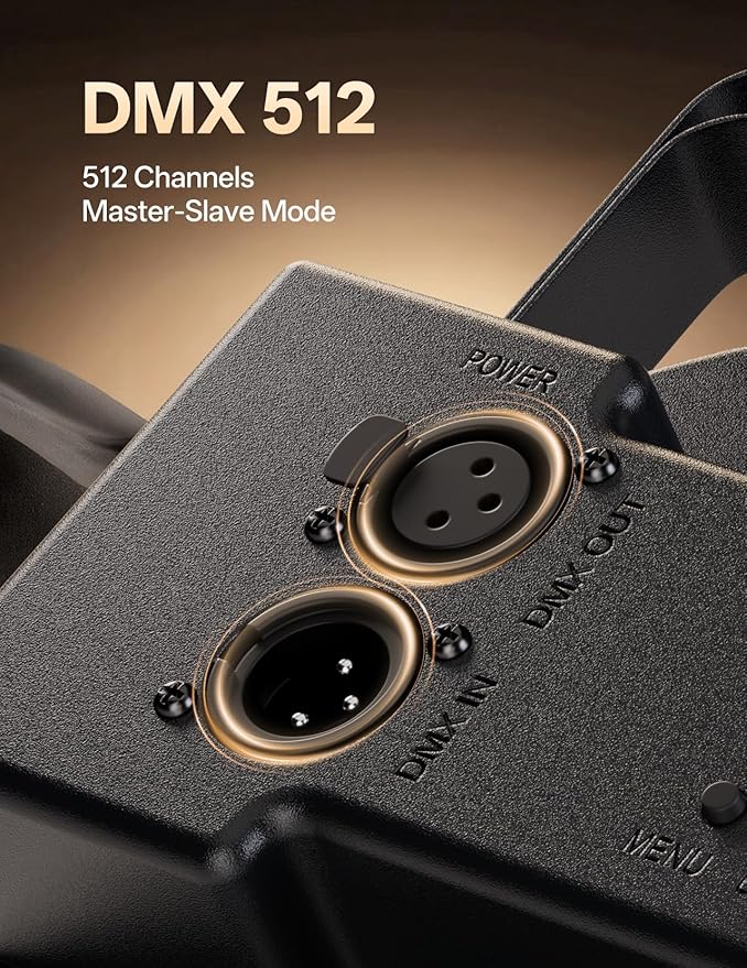 LED Par Lights 36 LED Stage Lights 9 Modes RGB DJ Lights with Sound Activated Remote and DMX Control DJ Uplighting for Birthday Party Events Wedding Christmas Stage Lighting (2 Packs)