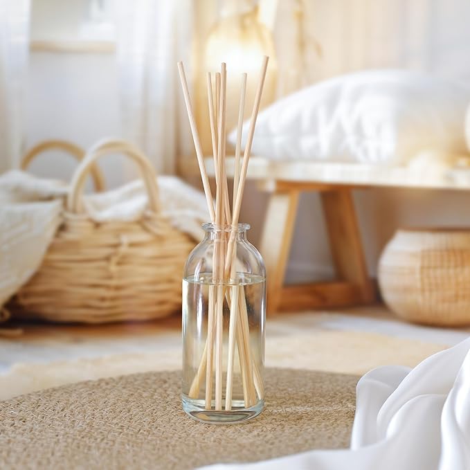 Urban Naturals Lemongrass Verbena Reed Diffuser Scented Sticks Set | (Refresh + Renew) Mind & Body Aromatherapy Collection | Essential Oil Botanical Room Scent