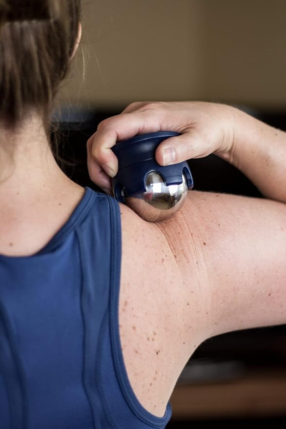 Massage Ball Hot Cold Roller Ball - Relieve Muscle Pain Fast - Stainless Steel Gel Balls for Heat or Ice Therapy-Feet Pain-Plantar Fasciitis-Back Ache-Myofascial Release–Deep Tissue Trigger Points