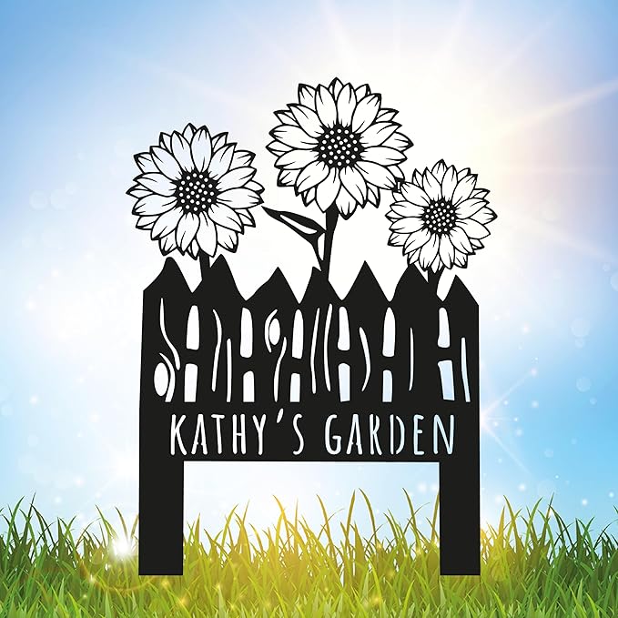 Custom Garden Stake (Garden-Butterfly)