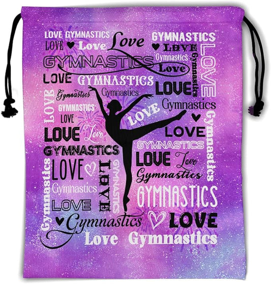 Gymnastics Grip Bag for Gymnasts Gymnastic Drawstring Bag Gym Athlete Bag
