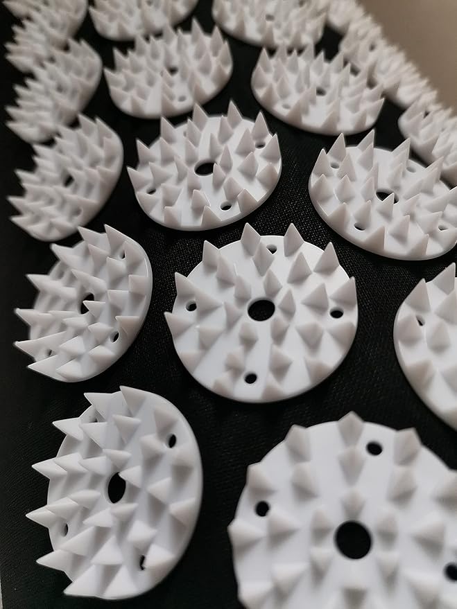 Acupressure Massage Pillow Acupuncture Massager for Neck Back Head Pain Relief,Black