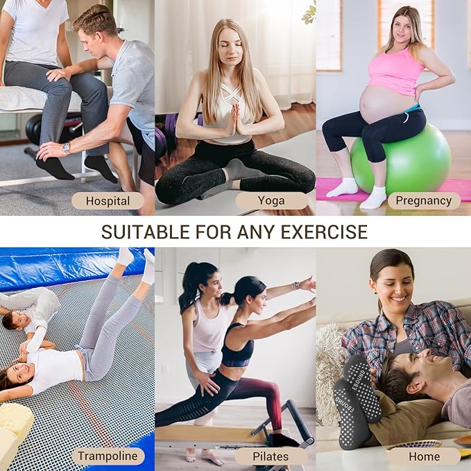 DIBAOLONG Womens & Mens Low Cut Socks, 6-Pair Ankle No Show Athletic Short Cotton Socks