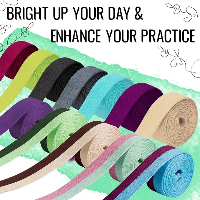 TECEUM Yoga Mat Strap – 30+ Colors – Adjustable Mat Holder Sling Carrier for All Mats [Mat Not Included]