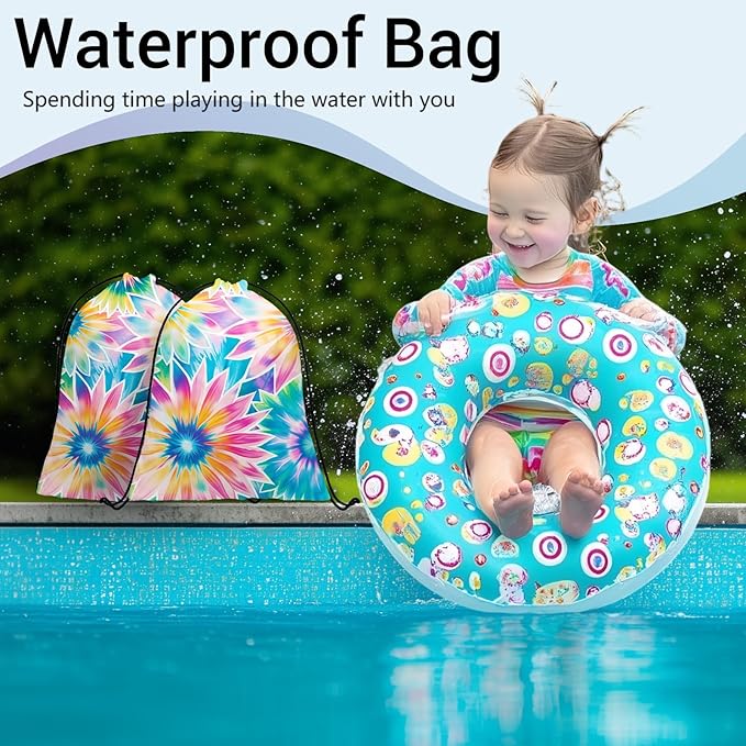 Tie Dye Flower Grip Bags Rainbow Adjustable Drawstring Gymnastics Grip Bag for Gymnasts