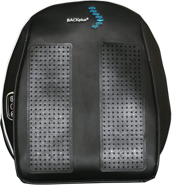 Shiatsu Massage Pad with Heat - Deep Kneading Back & Neck Massager Cushion for Pain Relief - Transform Any Chair into a Personal Massage Therapist