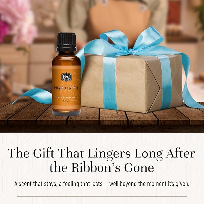 P&J Fragrance Oil Pumpkin Pie 30ml - Candle Scents, Soap Scents, Diffuser Oil Scents