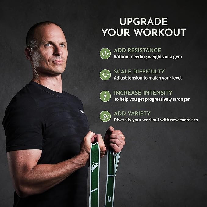 Stretching Strap Set of 3, Stretch Straps with Loops for Yoga, Pilates, Dance, Physical Therapy, 3 Resistance Bands, Stretch Bands for Exercise, Flexibility, Yoga Straps for Stretching