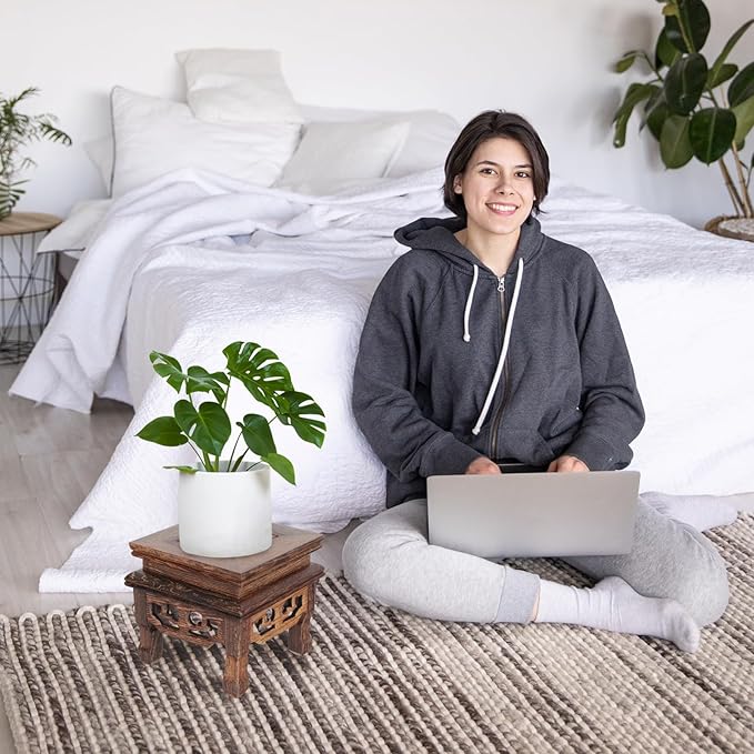 YARNOW Base Flower Pots for Indoor Plants Woodsy Decor Botanical Decor Fish Bowl Wooden Base Small Stool for Plant Wooden Flower Pot Brown Flowerpot Stand Platform Flowerpots Base