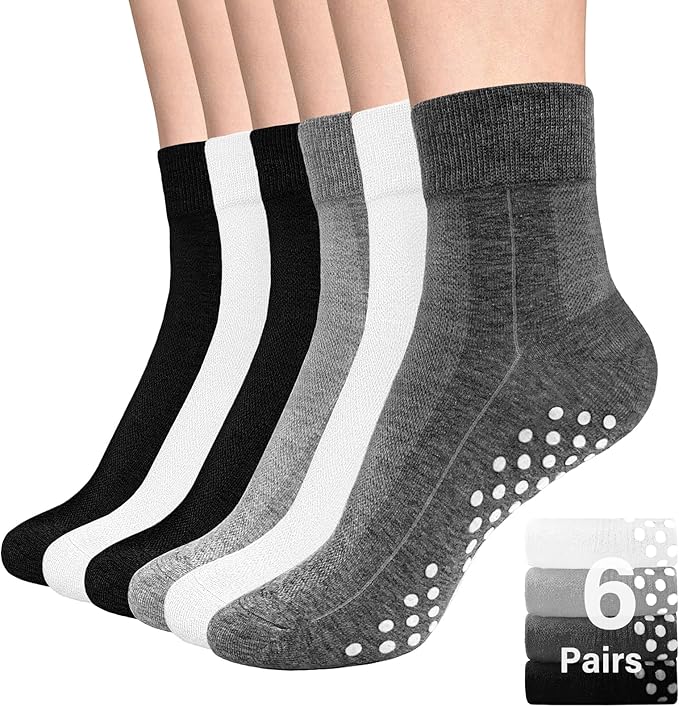 DIBAOLONG Womens & Mens Low Cut Socks, 6-Pair Ankle No Show Athletic Short Cotton Socks