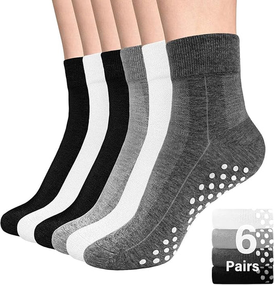 DIBAOLONG Womens & Mens Low Cut Socks, 6-Pair Ankle No Show Athletic Short Cotton Socks