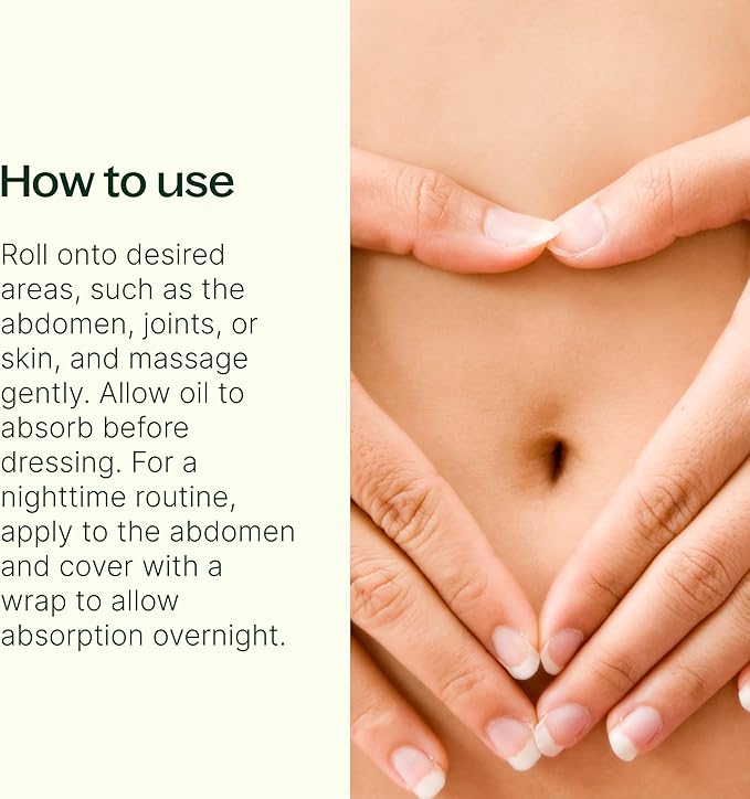 Plant Therapy Organic Castor Oil Roll On 30 mL (1 oz) Convenient Mess-Free Body Oil Roll-on for Easy Application, Cold-Pressed & Hexane-Free, Third-Party Tested for Purity