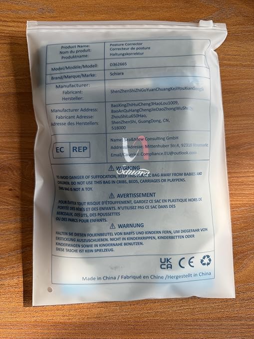 Schiara Posture Corrector for Men and Women, Comfortable Upper and Back Brace, Adjustable Back Straightener Support for Back, Shoulder and Neck