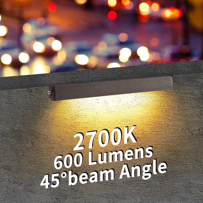 8-Packs 5W 12 Inch LED Hardscape Paver Lighting,12V AC/DC Low Voltage Retaining Wall Lights,LED Landscape Lighting,2700K Soft White Outdoor Step Light,50,000 Hours Lifespan