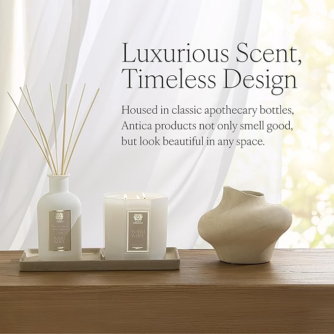 Antica Farmacista Home Ambiance Diffuser, Warm White, 3.4 Fl Oz