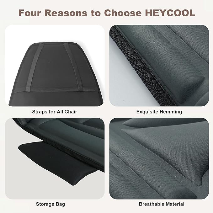 Vibration Back Massager with Heat, Massage Chair Pad with 10 Vibration Motors & 2 Heating Levels, Chair Massager for Recliner, Office Chair, Sofa