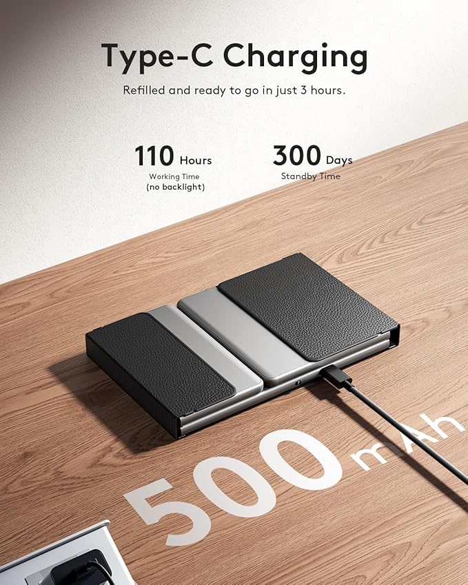 Samsers Foldable Bluetooth Keyboard with Touchpad, Full-Size Wireless Folding Keyboard with Backlight, Portable Travel Keyboards for iOS Android Windows Mac OS, Support 3 Device(BT5.1 x 3), Gray