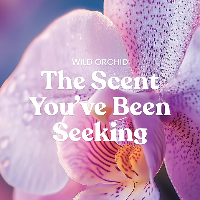 Yankee Candle Large Jar Scented Candle with Up to 150 Hour Burn Time, Premium Plant Wax Blend for Consistent Burn, 22 Oz Jar Candle with Room Filling Fragrance, Wild Orchid