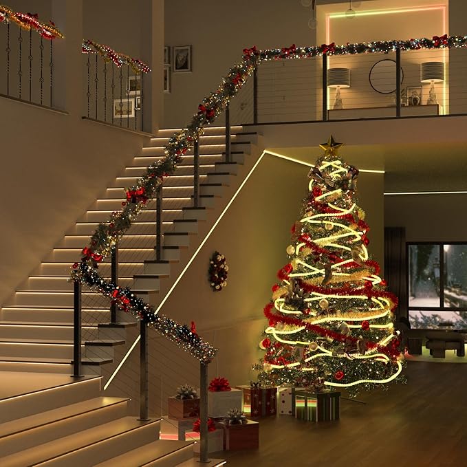 Muzata 10Pack 3.3FT/1M LED Channel Black Aluminum U Shape LED Diffuser Channel with Milky White Cover Easy Installation U1SW BW 1M