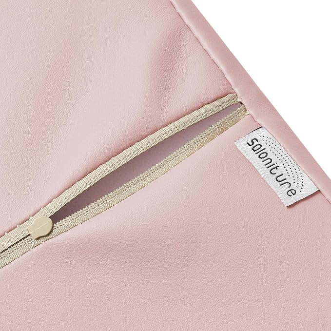 Saloniture Jumbo Half Round Massage Table Bolster Pillow Pad - 26 x 9 x 4.5 Inch - Pink