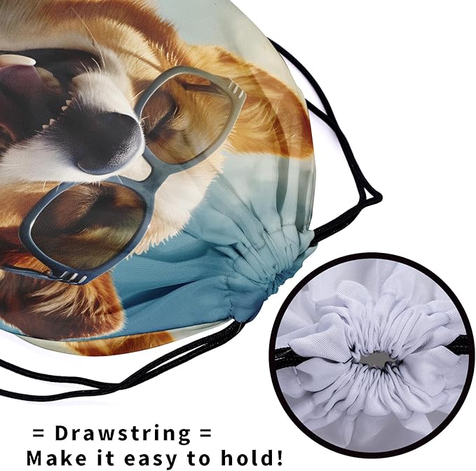 Nerxy Pet Gymnastics Grip Bag Dog Cat Drawstring Grip Bags Puppy Shoe Bag Gym Storage Pouch