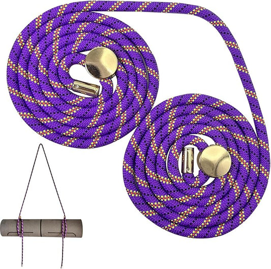 DAOSUN Yoga Mat Strap - 8MM Adjustable Paracord Carrier for Carrying Yoga Mats, Camping Pads & Blankets (Strap Only)