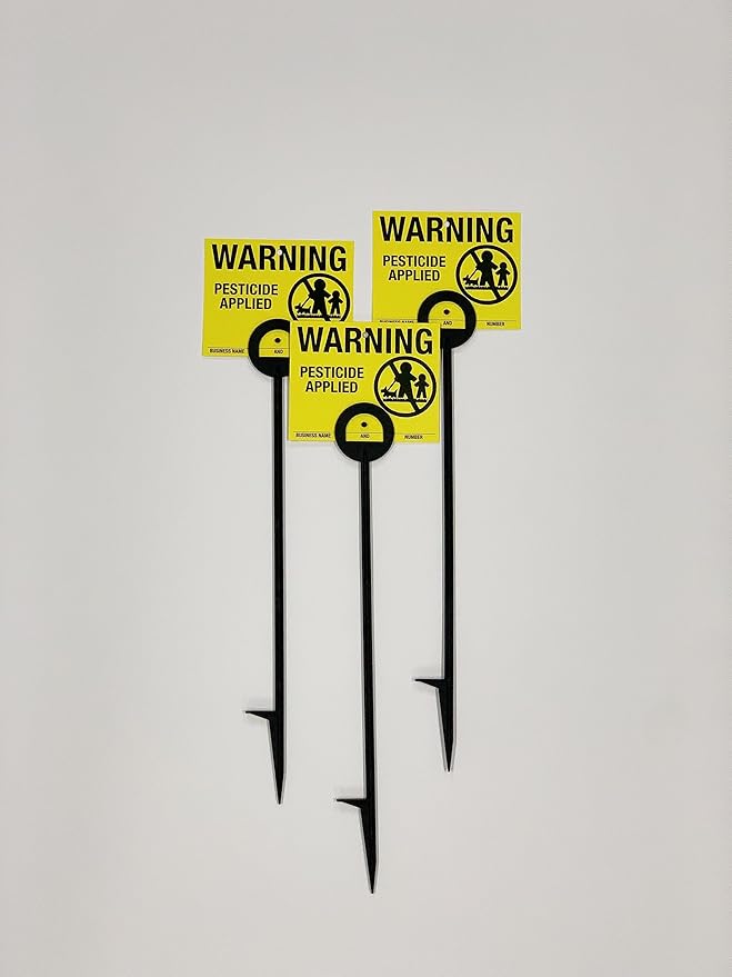 Lawn Treatment Application Stakes & COLORADO Signs (Premium Style Stake / 500 pc. Pack)