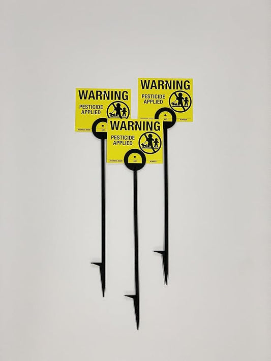 Lawn Treatment Application Stakes & COLORADO Signs (Premium Style Stake / 500 pc. Pack)