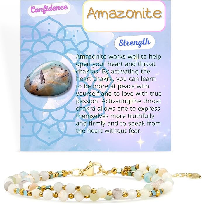 Crystal Beaded Bracelets, Chakra 4mm Natural Stone Beads Bracelets, Gemstone Spiritual Jewelry Gifts for Women