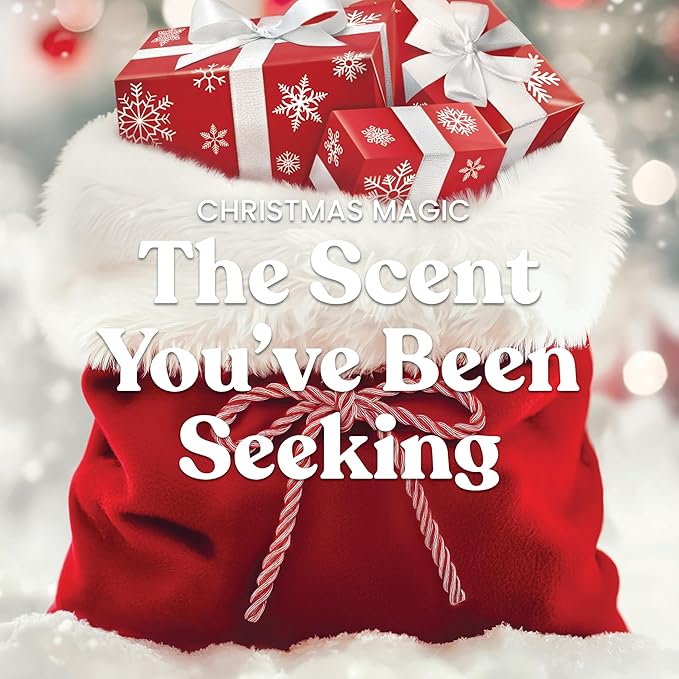 Yankee Candle Large Jar Scented Candle with up to 150 Hour Burn Time, Premium Plant Wax Blend for Consistent Burn, 22 oz Jar Candle with Room Filling Fragrance, Christmas Magic