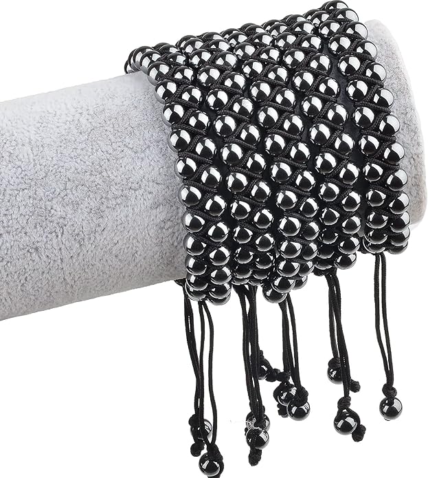 MASSIVE BEADS Double Layer Natural Chakra Healing Power Crystals Macrame Bracelet Yoga Stone Beads Gemstone Meditation Relax Anxiety Bangle for Unisex Women Men