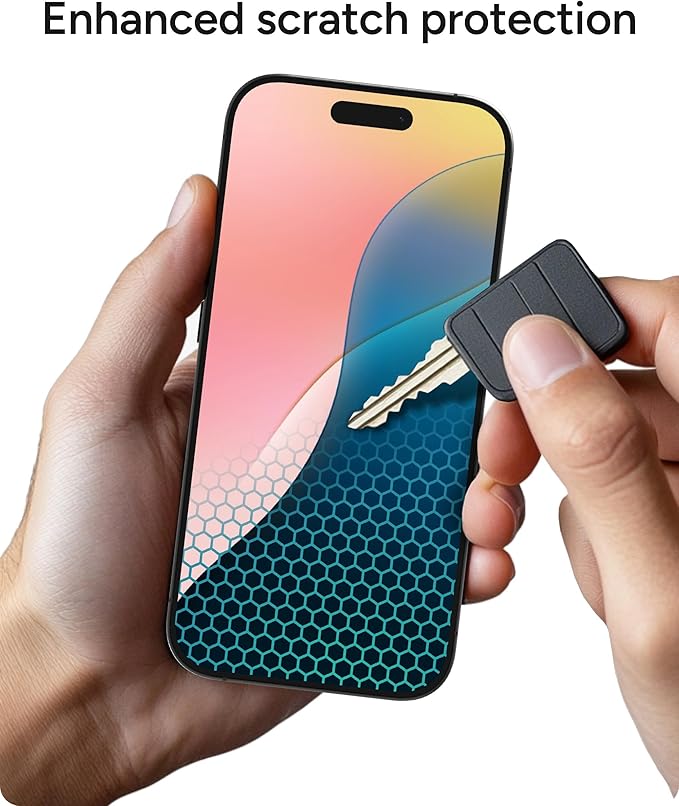 ZAGG XTR4 Screen Protector for iPhone 16 Pro - 11x Stronger Tempered Glass, Blue Light Filtration, Anti-Reflective Technology, Graphene Reinforced, InvisibleShield, Easy Dust-Free Installation