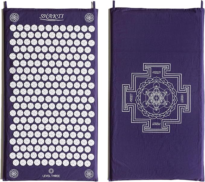 ShaktiMat Classic Acupressure Mat Advanced Intensity in Indigo, Relieves Stress & Tension, Promotes Relaxation & Focus | Similar to Acupuncture, No Needles Required | FSA/HSA Eligible