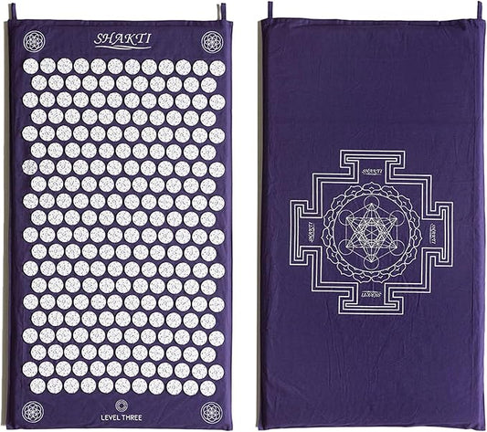 ShaktiMat Classic Acupressure Mat Advanced Intensity in Indigo, Relieves Stress & Tension, Promotes Relaxation & Focus | Similar to Acupuncture, No Needles Required | FSA/HSA Eligible