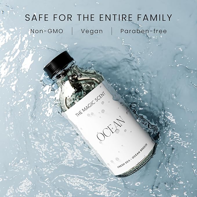 Ocean Diffuser Oil - Hotel & Home Luxury Scents Inspired by Bali Resort - Oil Scents for Home Designed for Use in All Diffusers - 16.9 fl oz, 500 mL